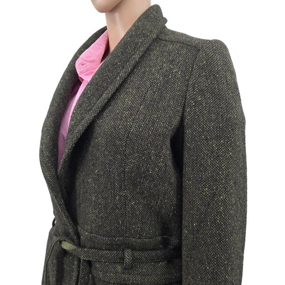 Banana Republic Belted Tweed Peplum Jacket, Women's 12 - Picture 1 of 10